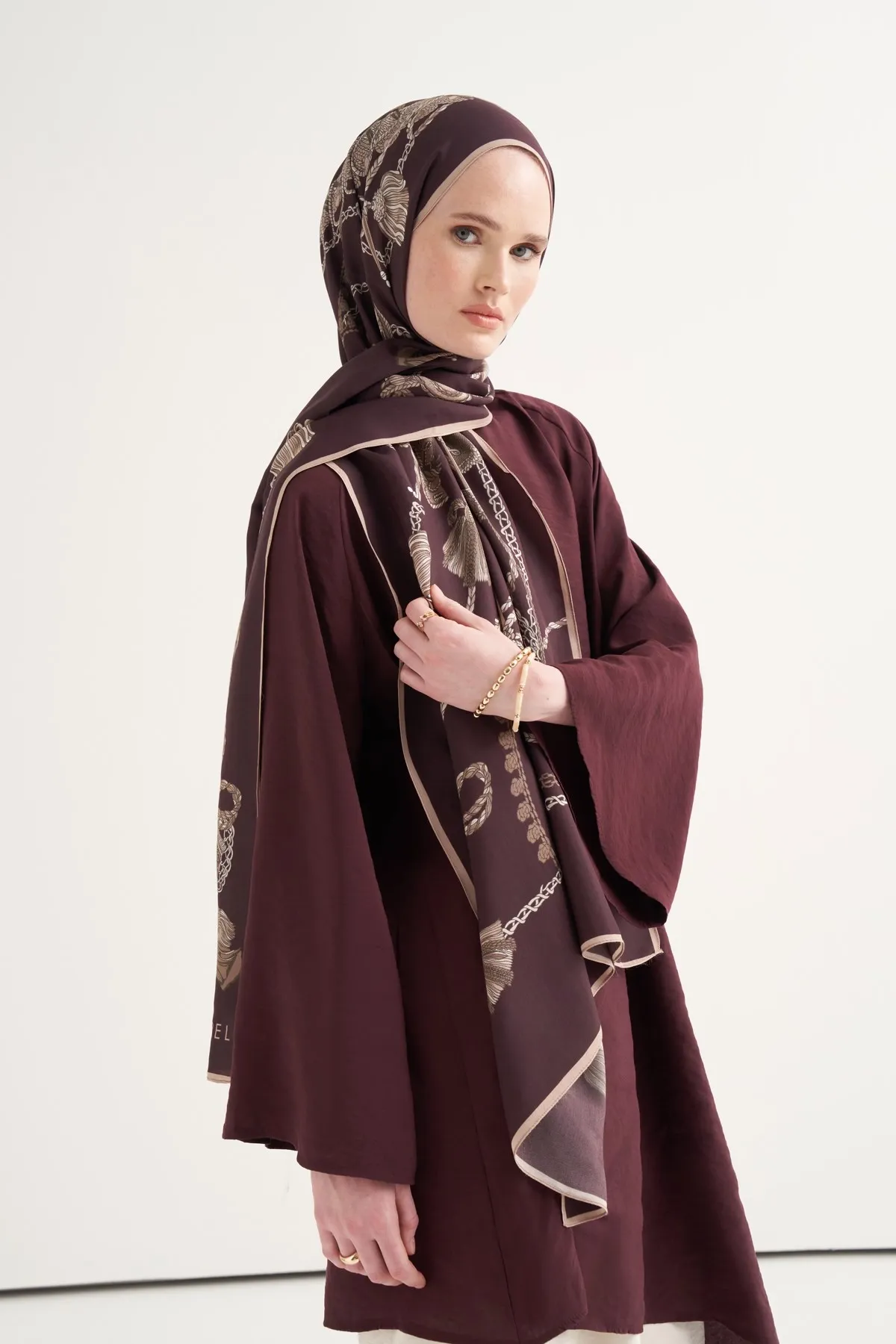 Coma Floş Şal Mürdüm