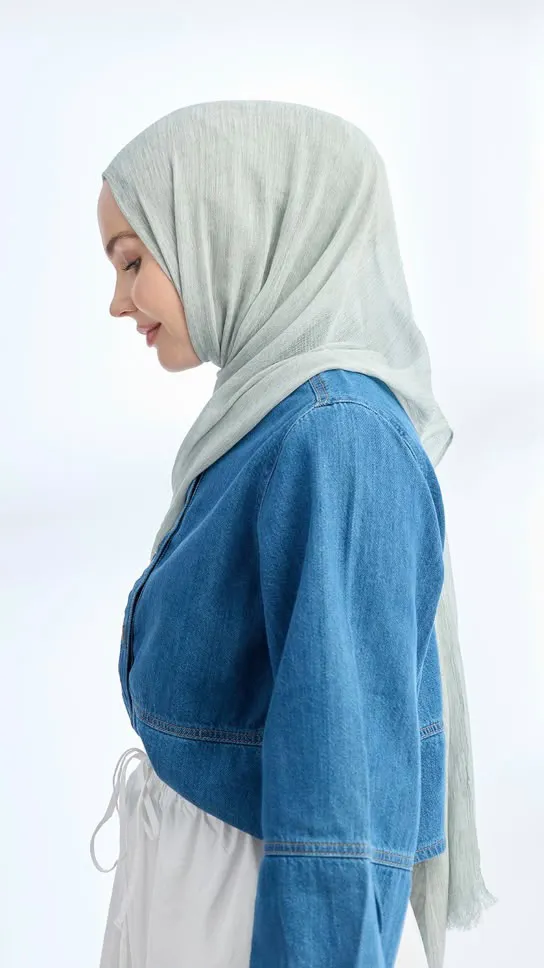 ORGANIC TOUCHE VİSKOZ ŞAL NİL YEŞİLİ
