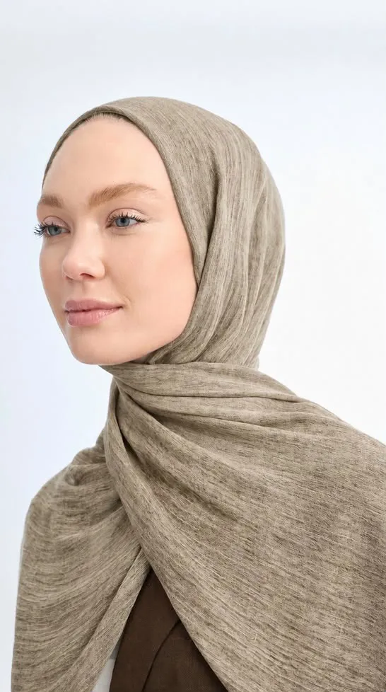 ORGANIC TOUCHE VİSKOZ ŞAL VİZON