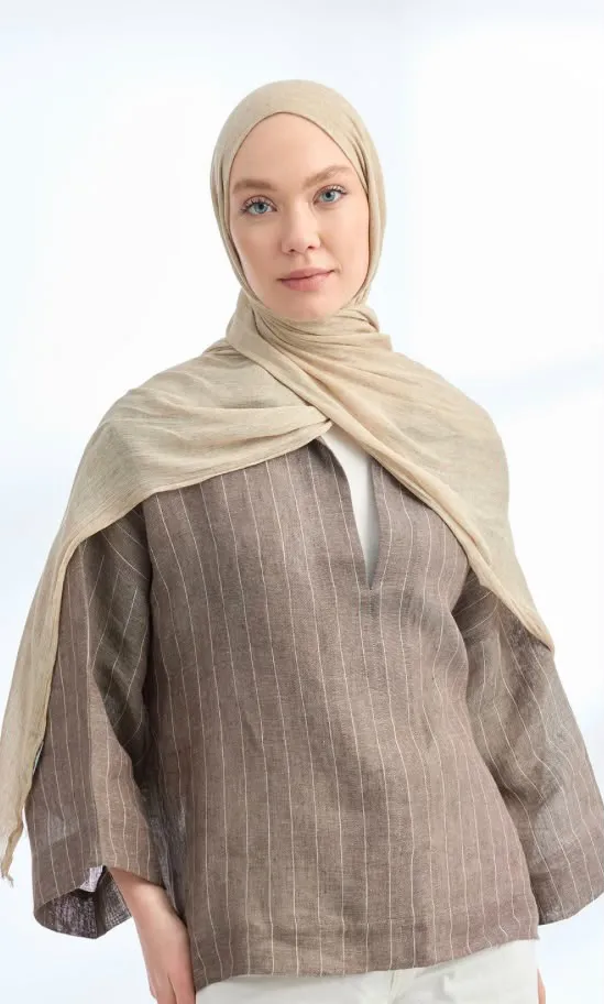 ORGANIC TOUCHE VİSKOZ ŞAL DEVE TUYU - House of Hijab