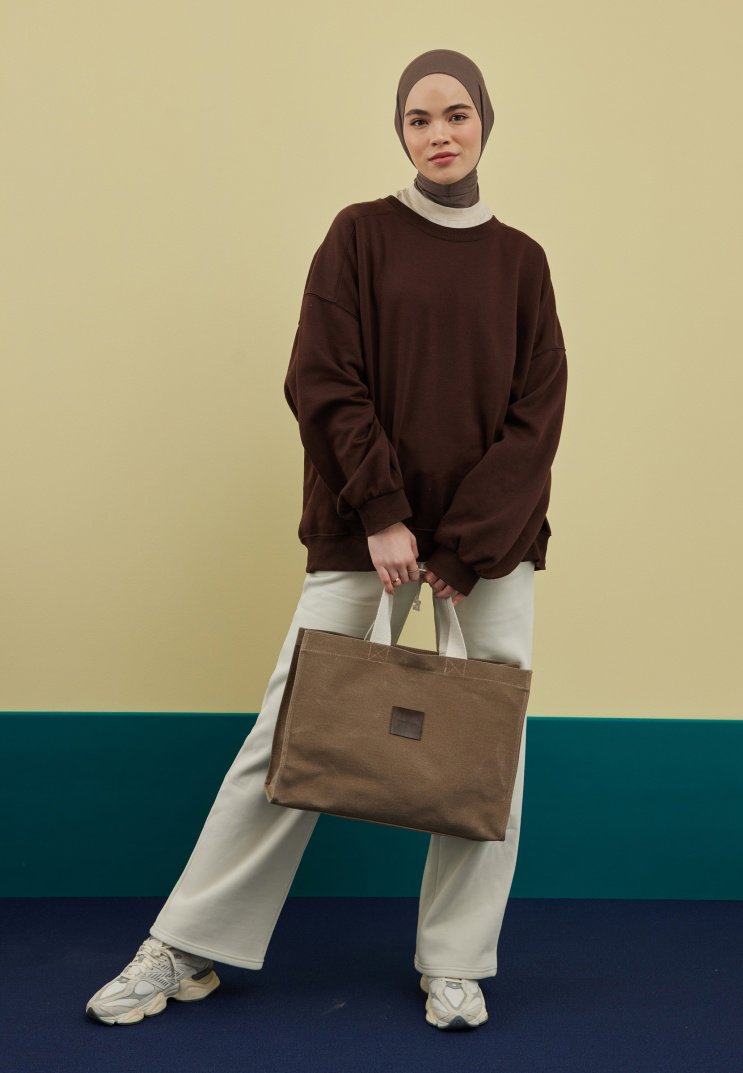 FRESH SCARFS ATHLETIC HIJAB ACI KAHVE