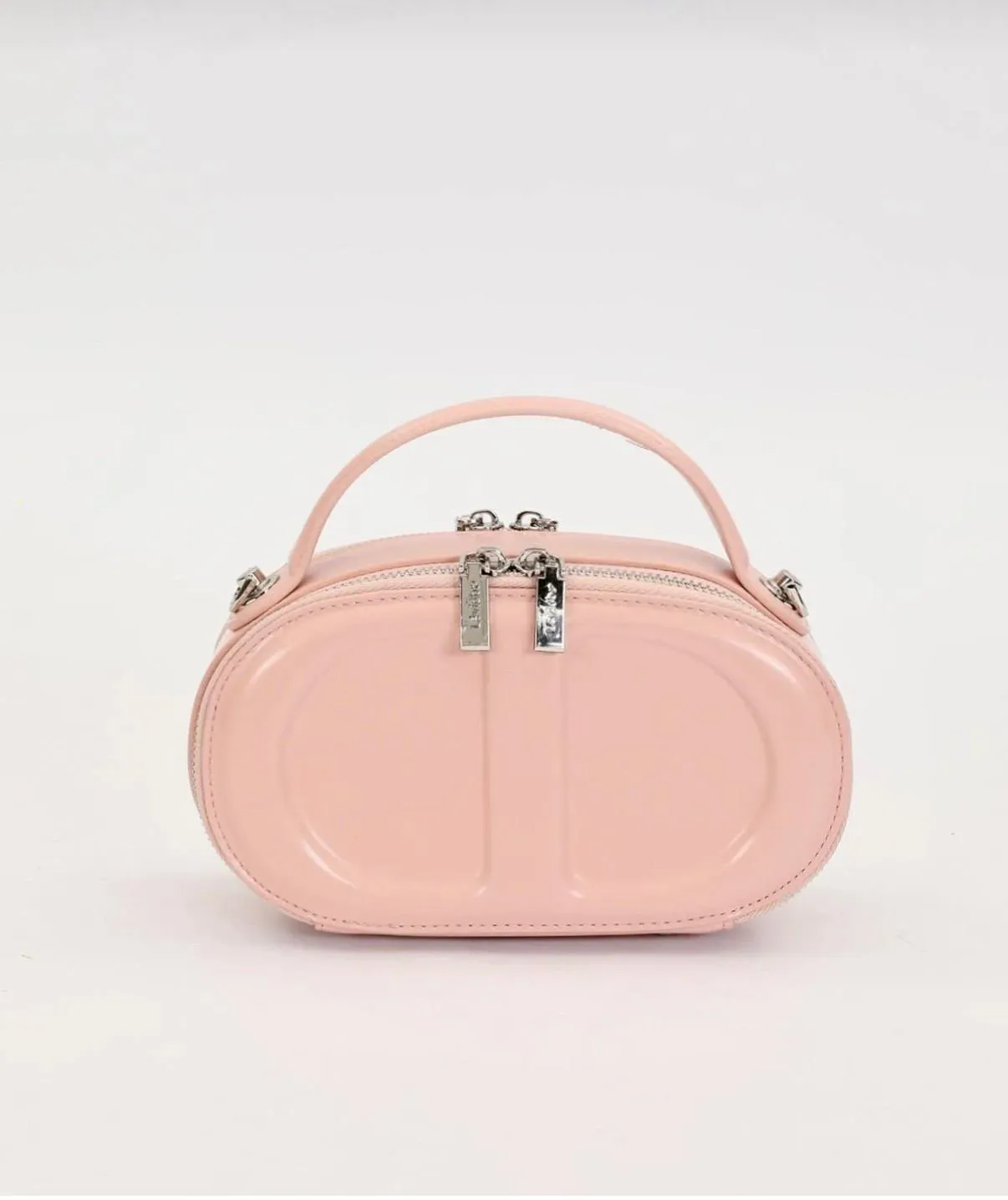PEMBE  ÇİFT FERMUARLI EL ÇANTASI 930415