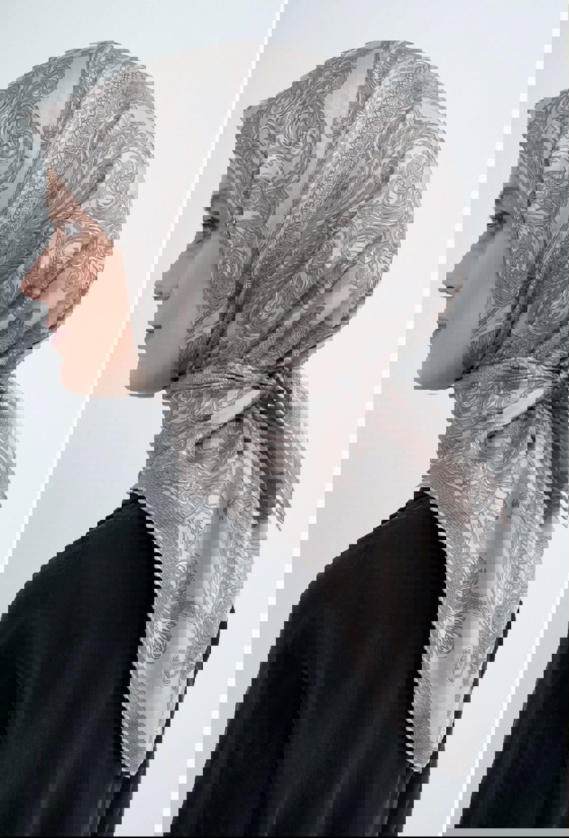 YENİ SEZON ARMİNE SAF İPEK TWİLL EŞARP