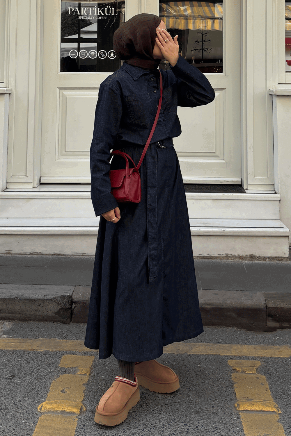 Günlük Elbise - Zümrüt - House of Hijab