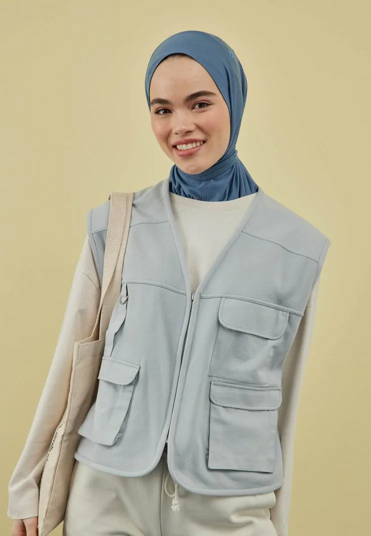 FRESH SCARFS ATHLETIC HIJAB İNDİGO
