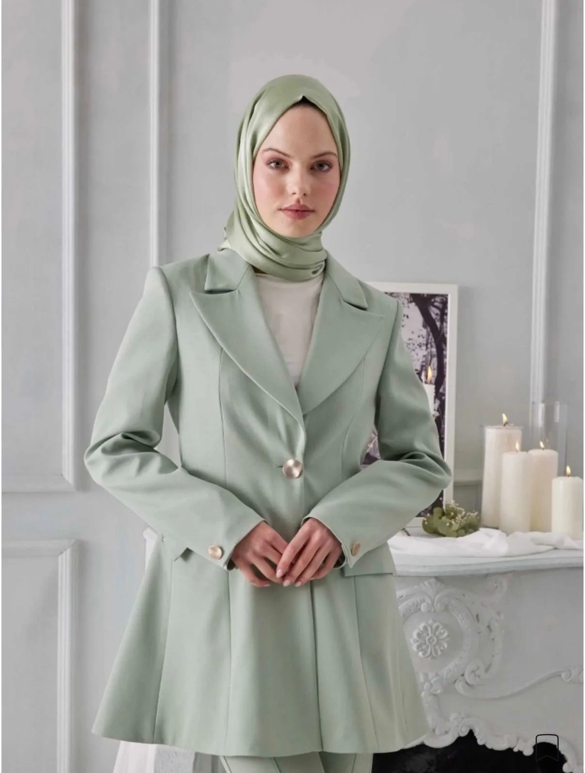FRESH SCARFS JANJANLI ÖZEL GÜN MİNT