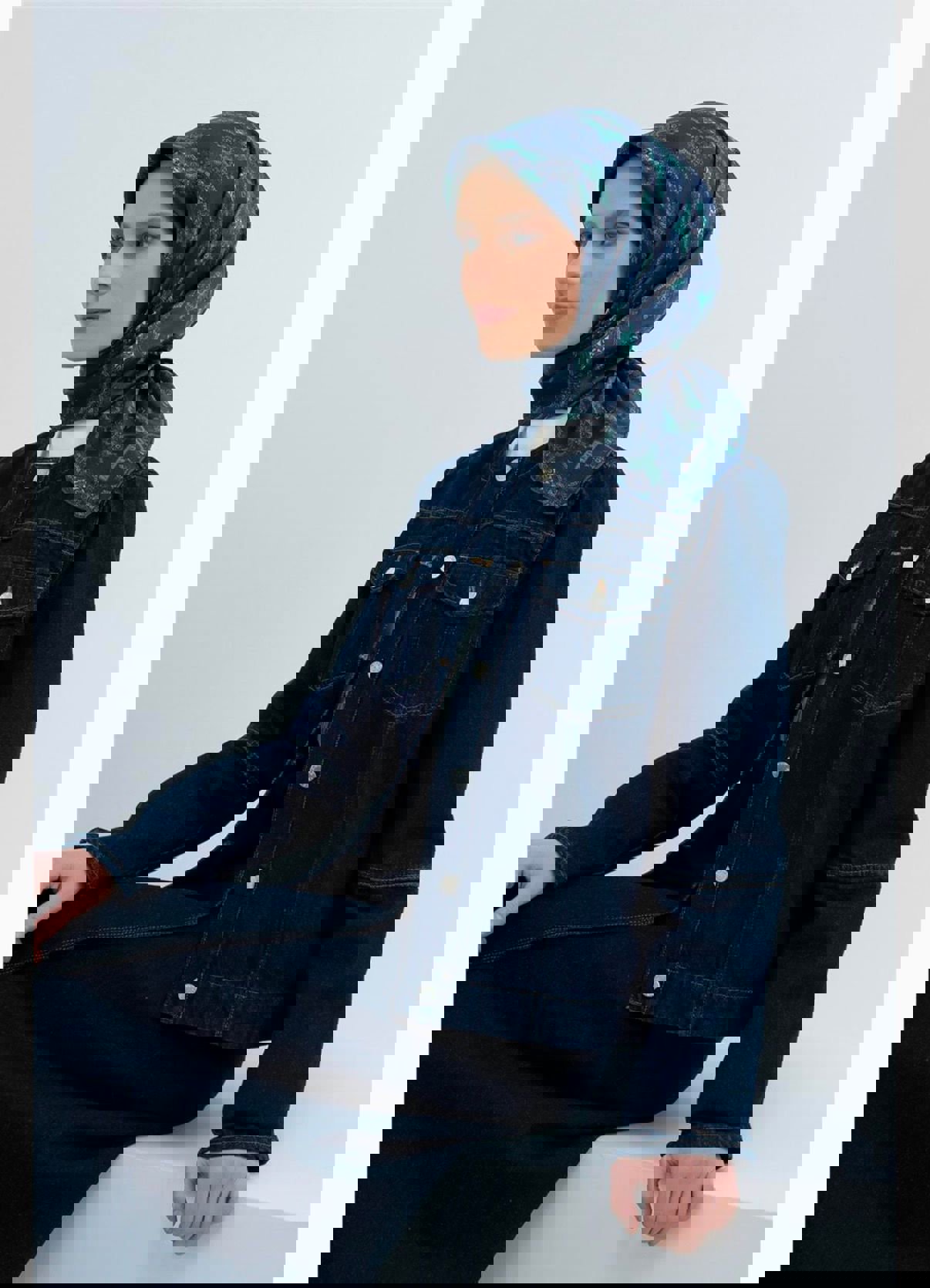 YENİ SEZON ARMİNE SAF İPEK TWİLL EŞARP - House of Hijab