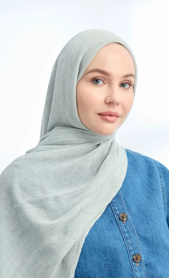 ORGANIC TOUCHE VİSKOZ ŞAL NİL YEŞİLİ