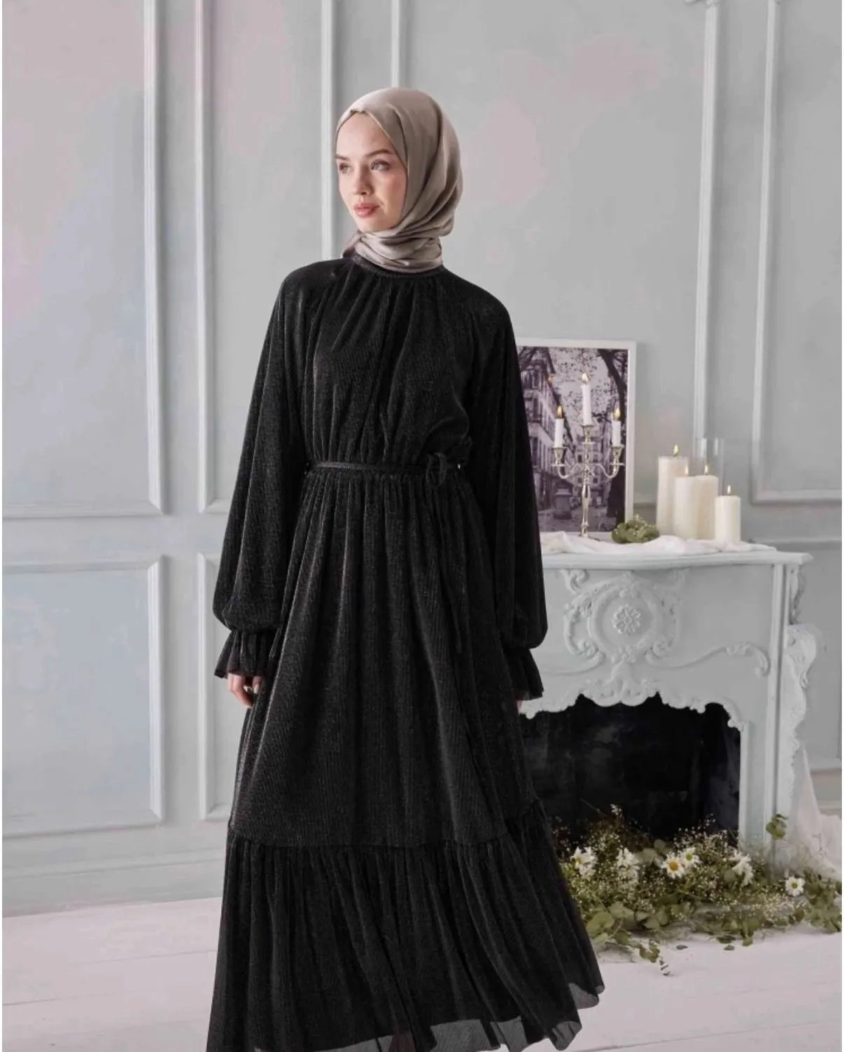 FRESH SCARFS JANJANLI ÖZEL GÜN VİZON