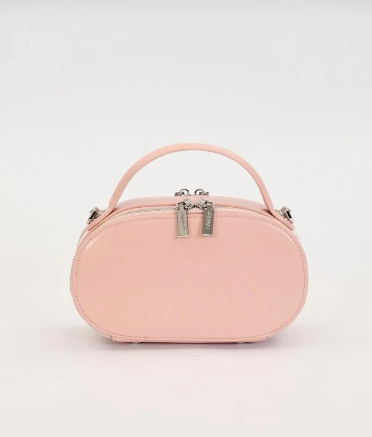 PEMBE  ÇİFT FERMUARLI EL ÇANTASI 930415