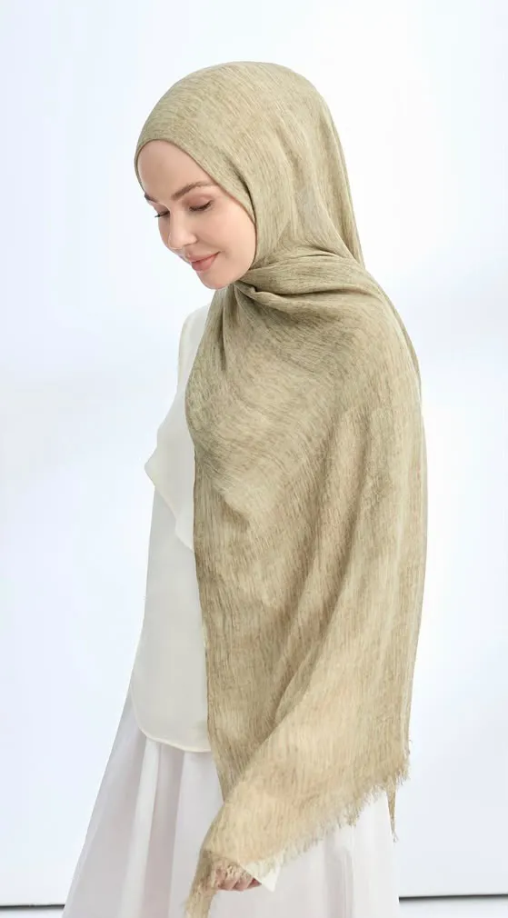 ORGANIC TOUCHE VİSKOZ ŞAL PASTEL YEŞİL