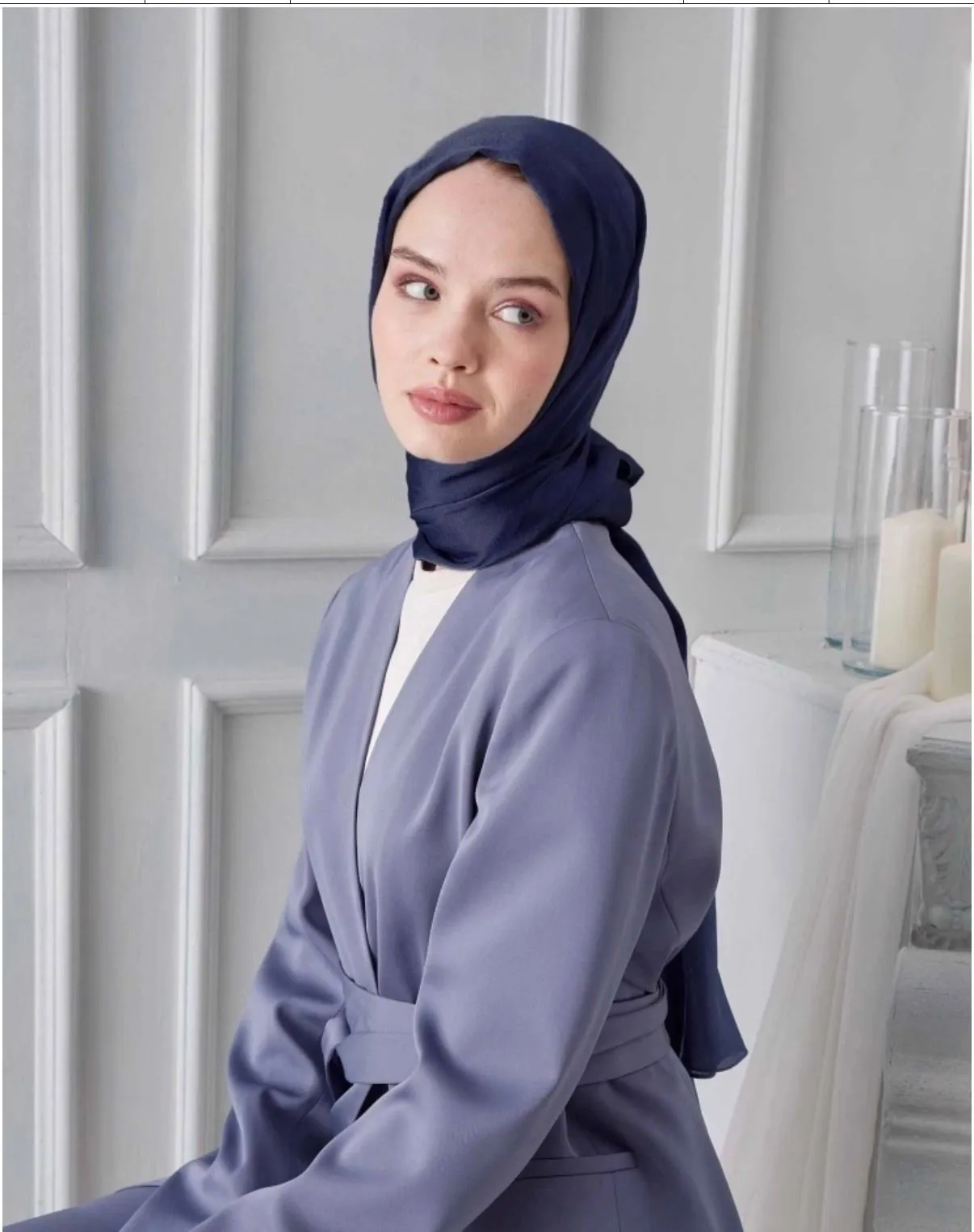 FRESH SCARFS JANJANLI ÖZEL GÜN LACİVET