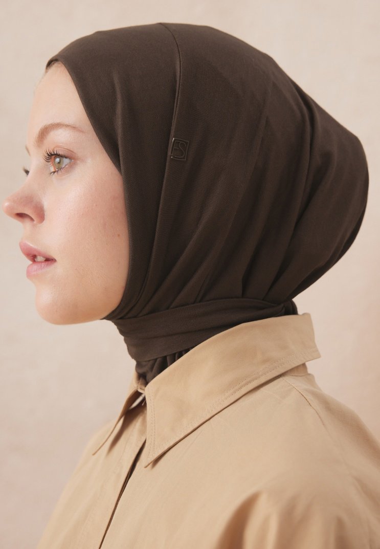 FRESH SCARFS ATHLETIC HIJAB KAKAO