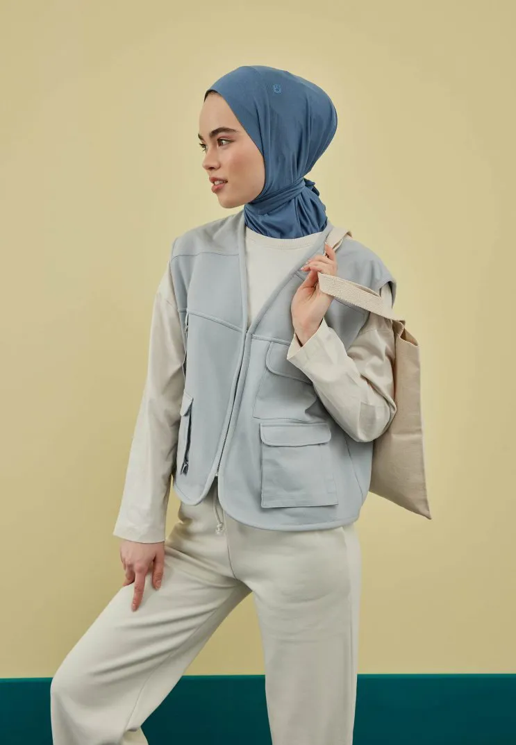 FRESH SCARFS ATHLETIC HIJAB İNDİGO