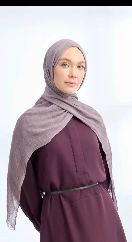 ORGANIC TOUCHE VİSKOZ ŞAL LEYLAK