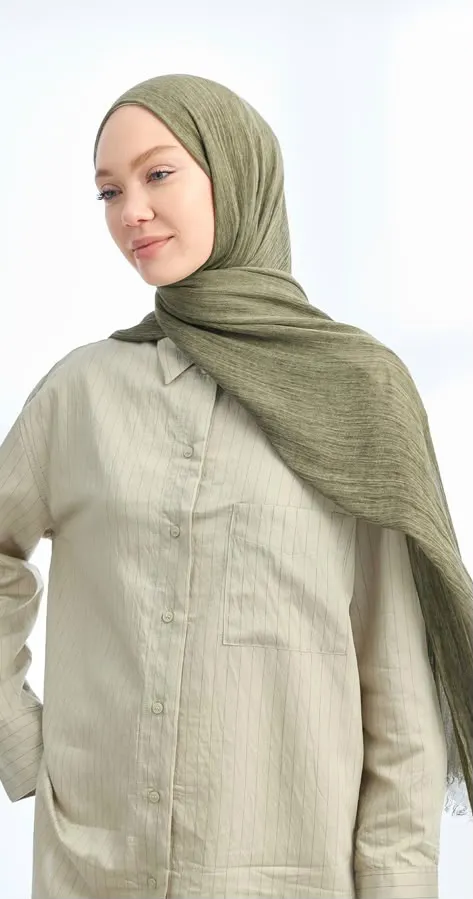 ORGANIC TOUCHE VİSKOZ ŞAL HAKİ