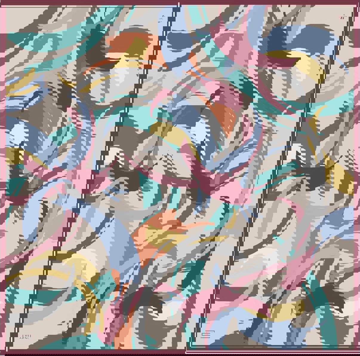 YENİ SEZON ARMİNE SAF İPEK TWİLL EŞARP