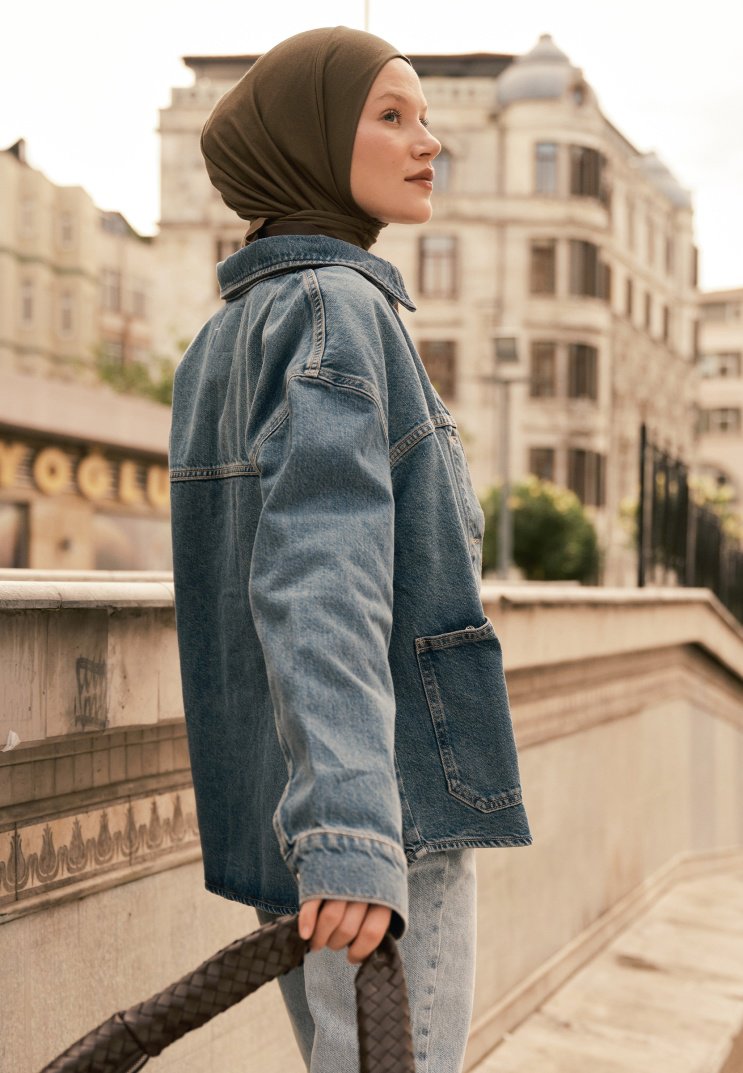 FRESH SCARFS ATHLETIC HIJAB HAKİ