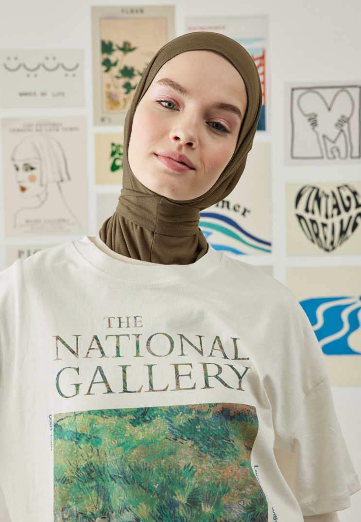 FRESH SCARFS ATHLETIC HIJAB HAKİ