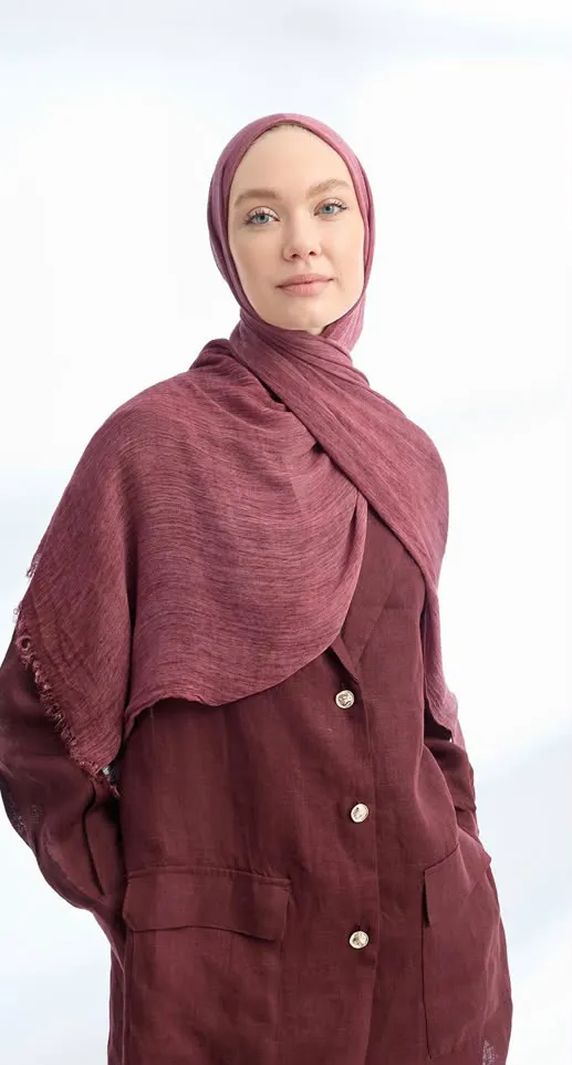 ORGANIC TOUCHE VİSKOZ ŞAL GÜL KURUSU