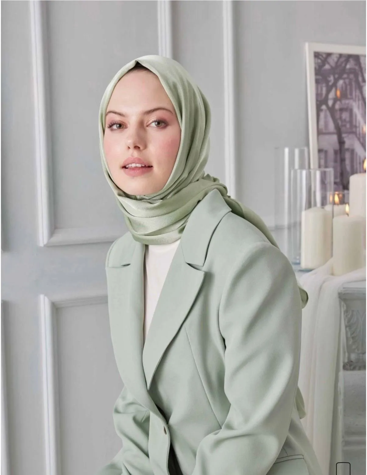 FRESH SCARFS JANJANLI ÖZEL GÜN MİNT
