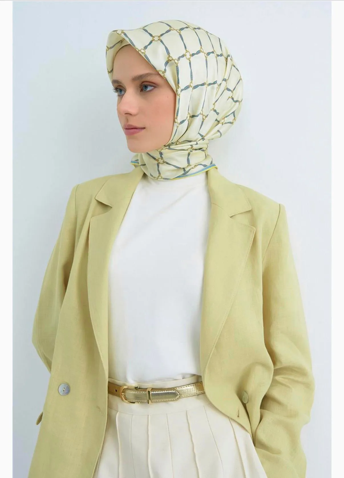 YENİ SEZON ARMİNE SAF İPEK TWİLL EŞARP